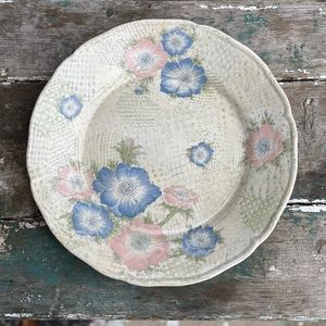 Fitz & Floyd Province ceramic floral 2 dinner plates